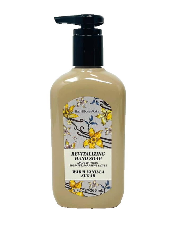 BATH & BODY WORKS WARM VANILLA SUGAR REVITALIZING HAND SOAP 9 FL OZ / 266 mL NEW