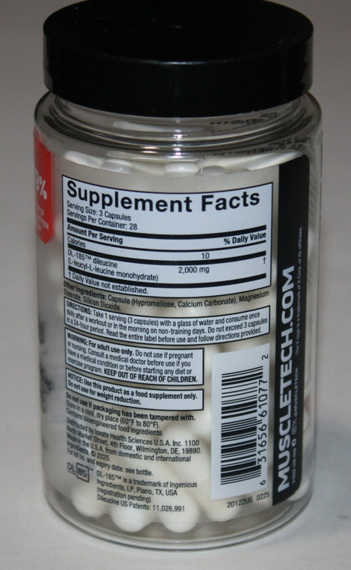 MuscleTech Muscle Peptide 185 Strength and Muscle Growth 84 Veg Capsules NEW gallery