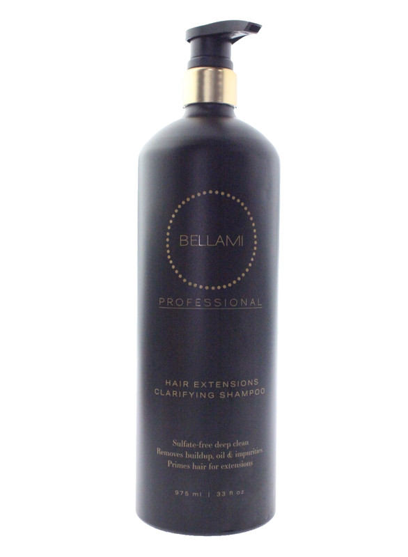 BELLAMI Professional Hair Extensions MOISTURE RESTORE SHAMPOO – 33 fl oz /975 ml