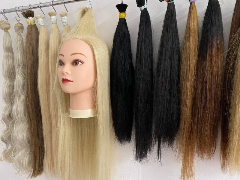 Free shipping Natural Ukrainian Slavic Hair Dark Brown 65cm/24″ and 107g/3.77oz