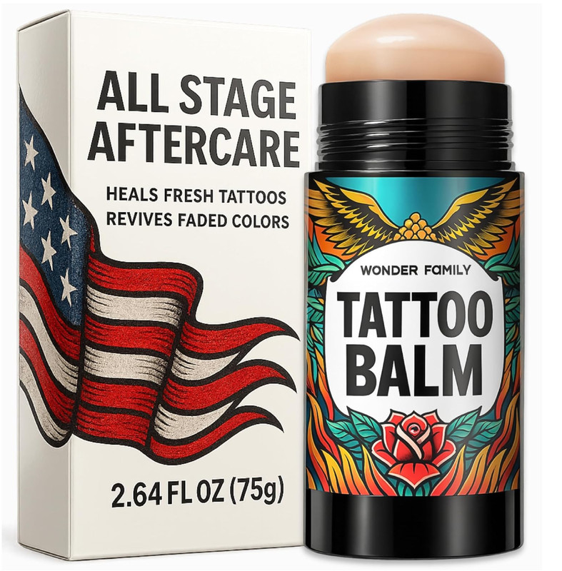 Tattoo Balm Stick – Tattoo Aftercare Ointment & Tattoo Butter Moisturizer – Tatt