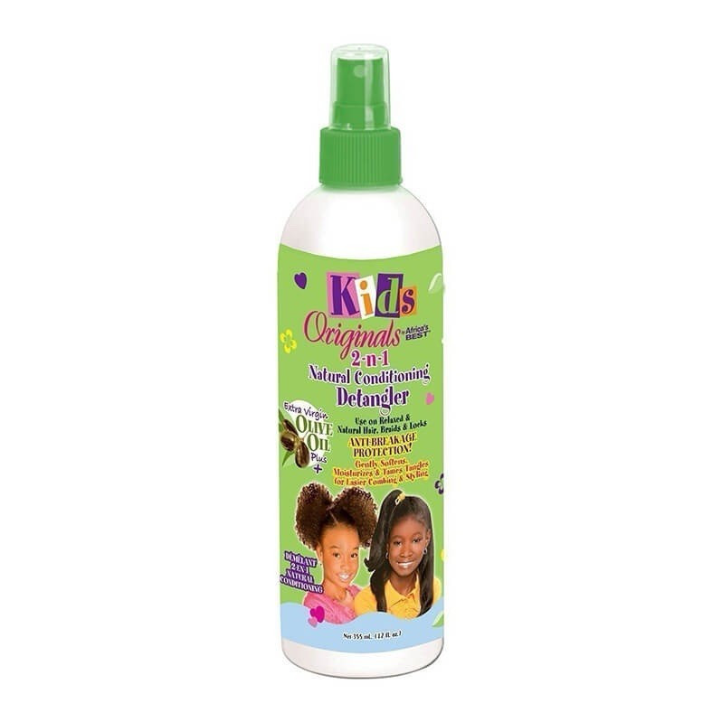 Africa's Best Kids Originals 2-in-1 Cond Detangler Olive Oil 11.7 fl oz (Pack-6)