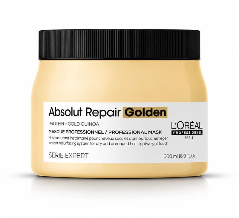 L’Oréal Professionnel Serie Expert Absolut Repair Golden Hair Mask, 16.9 fl.oz.