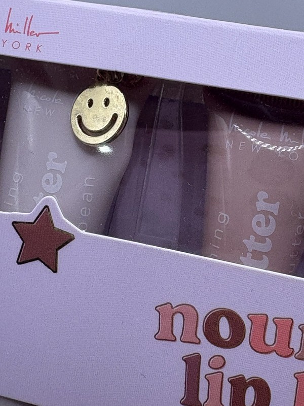 Nicole Miller New York Nourishing Lip Butter 4pk Vanilla Bean,Cocoa Butter,Plum gallery