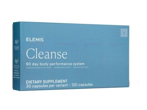 Elemis CLEANSE 90 Day Body Performance System Dietary Supplement Exprtn 2028 NIB