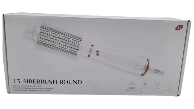 T3 AireBrush Round One-Step Smoothing & Volumizing Hair Dryer Brush, Oval Brush