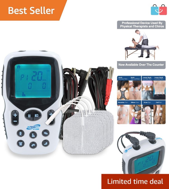 TENS Unit Muscle Stimulator – Drug-Free Pain Relief for Back, Neck & Body