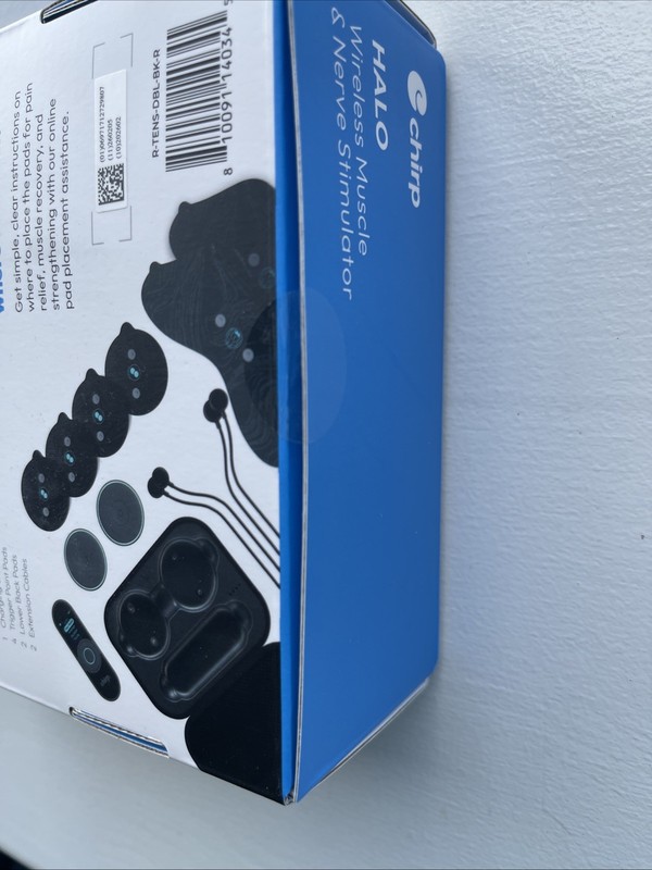 NEW Sealed Chirp - Halo Double Wireless Muscle Stimulator (Double Pucks) - Black gallery