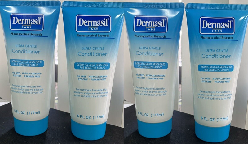 Dermasil ULTRA GENTILE CONDITIONER Sensitive Scalp Lot of 4 /6 Oz/ 177 ml sealed