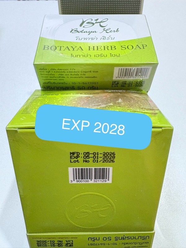 Botaya Herb Serum Soap Cream Booster Skin Care Anti Acne Dark Spots Set 3X gallery