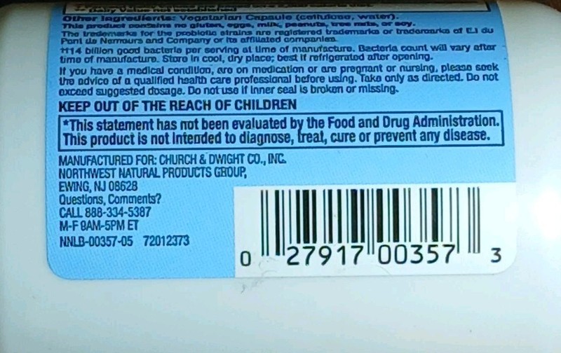Nutrition Now Pb 8 Probiotic Supplement 4 Bottles 120 Count Each Total Of 480 gallery