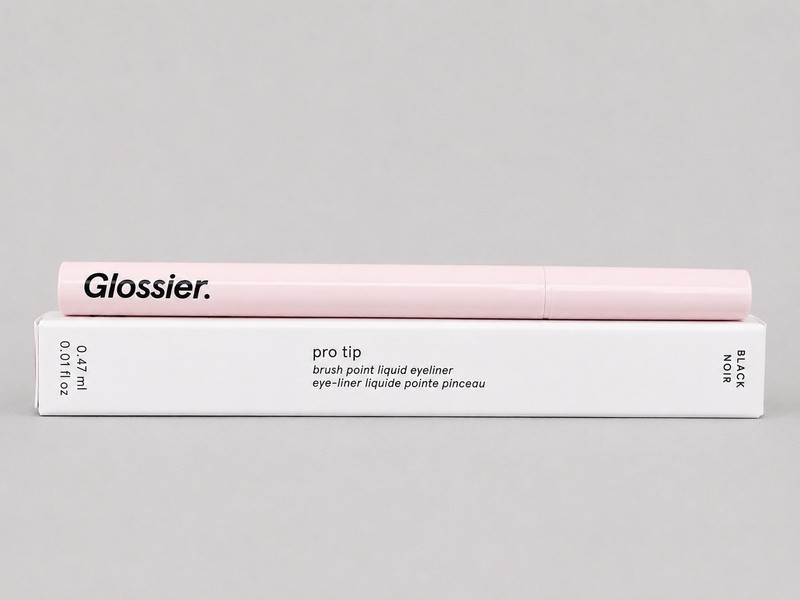 Glossier Pro Tip Liquid Eyeliner Black Noir 0.47ml Brush Tip New In Box