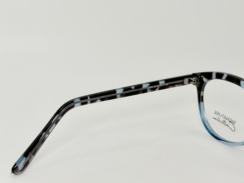 New Authentic Signature Collection S7003/BLUE Eyeglasses, Size 52-17-140 gallery