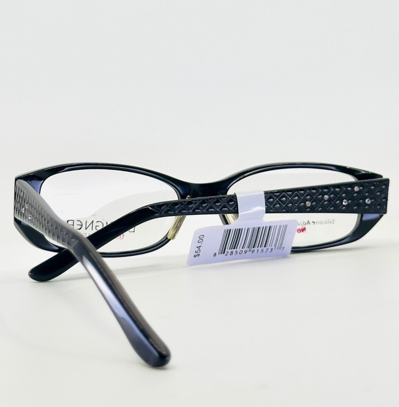 DESIGNER LOOKS FOR LESS FM15052 Black Grey Womens Oval Eyeglasses 54-16-135 B:30 gallery