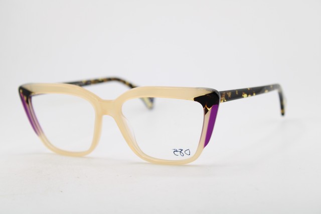 NEW ONIRICO ON 86 COL. 749 YELLOW HAVANA PURPLE AUTHENTIC EYEGLASSES 55-15
