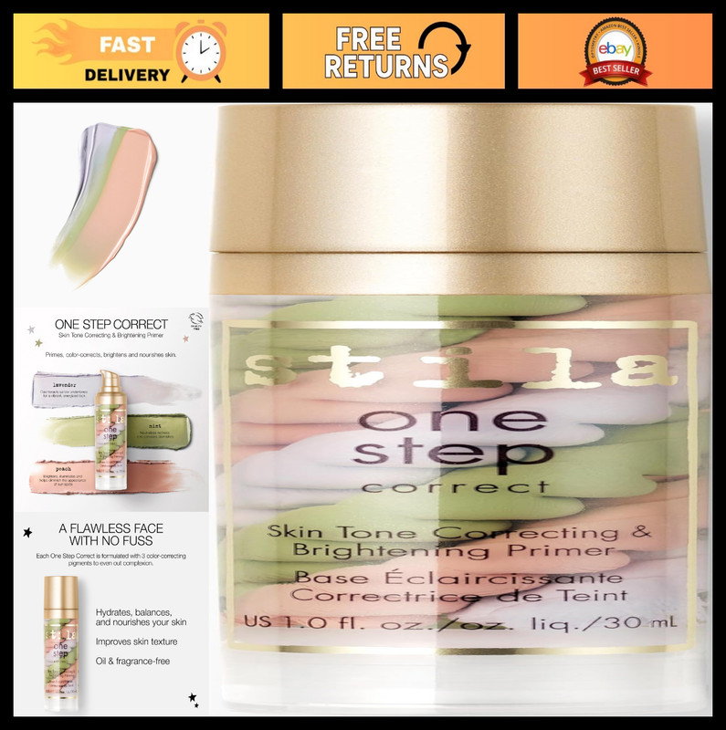 All-in-One Color Correcting Primer, Hydrating Makeup Base for Flawless Skin