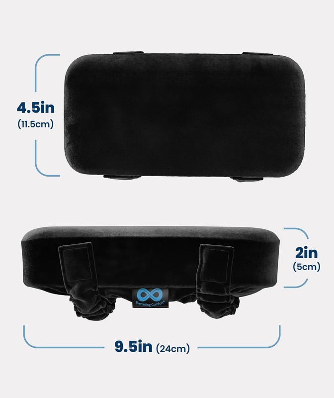 Elevate Series By Everlasting Comfort Office Chair Wheelchair Arm Pads - Memory gallery