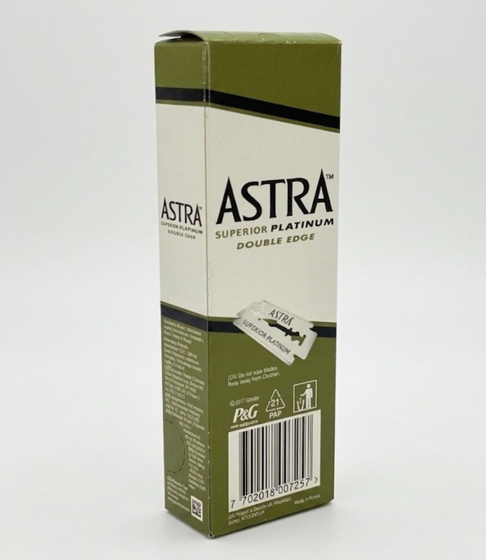 100 ASTRA Superior Platinum Double Edge Shaving Blades Old Stock Made in Russia gallery