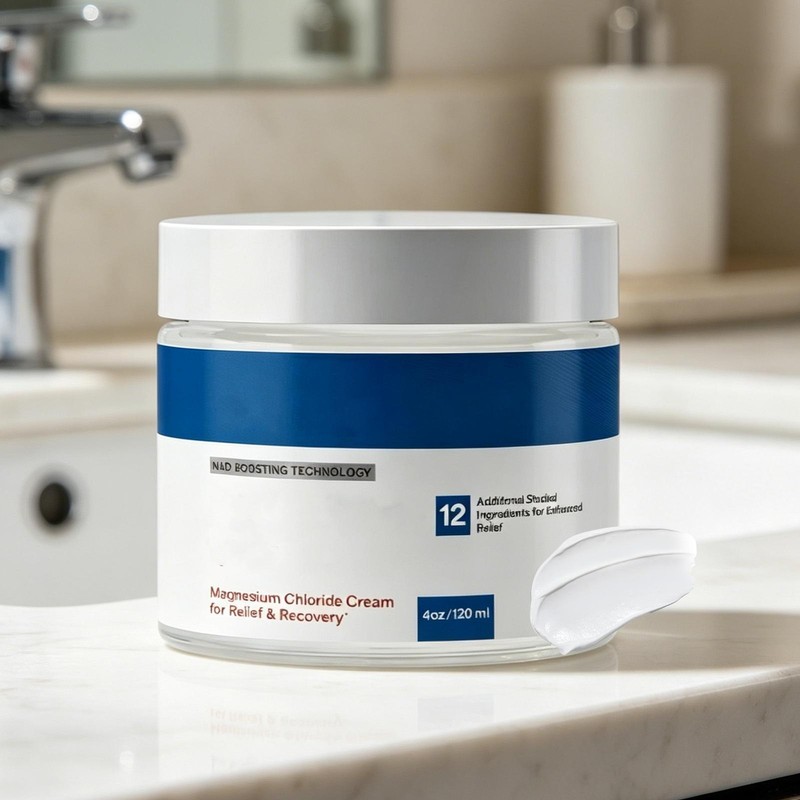 Magnesium Freeze -Topical Magnesium Cream with Niacinamide For Joints Low Back gallery
