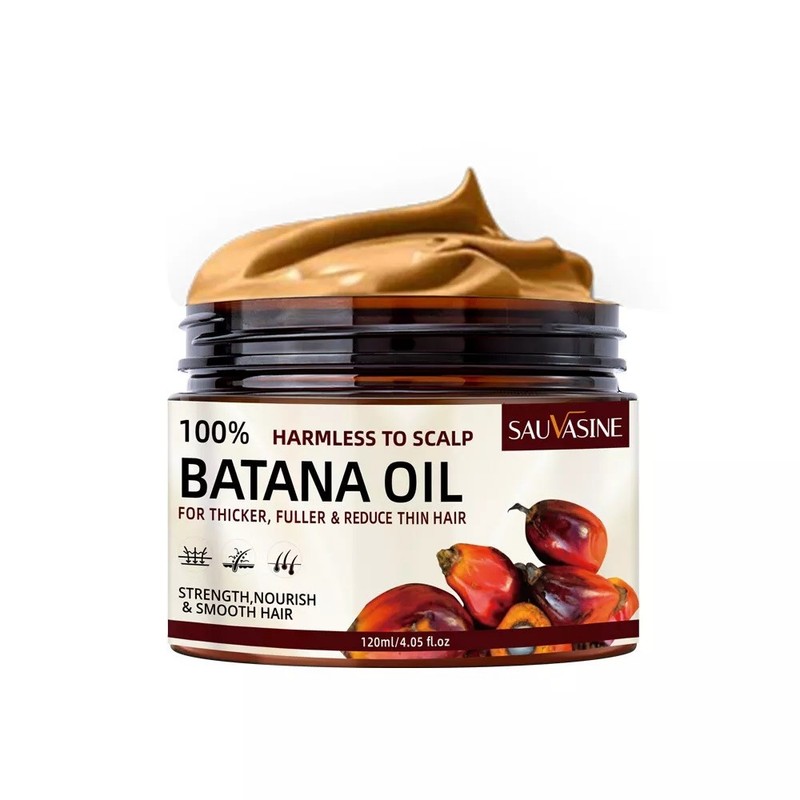 100% Batana Oil for Hair Growth, Honduras Raw Botana Oil Anti Hair Loss Smoother