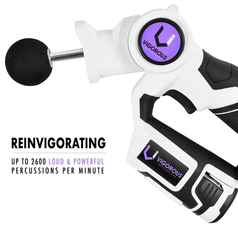 Personal Percussion Massage Gun – VI Deep Muscle Massager SEE VIDEO open box