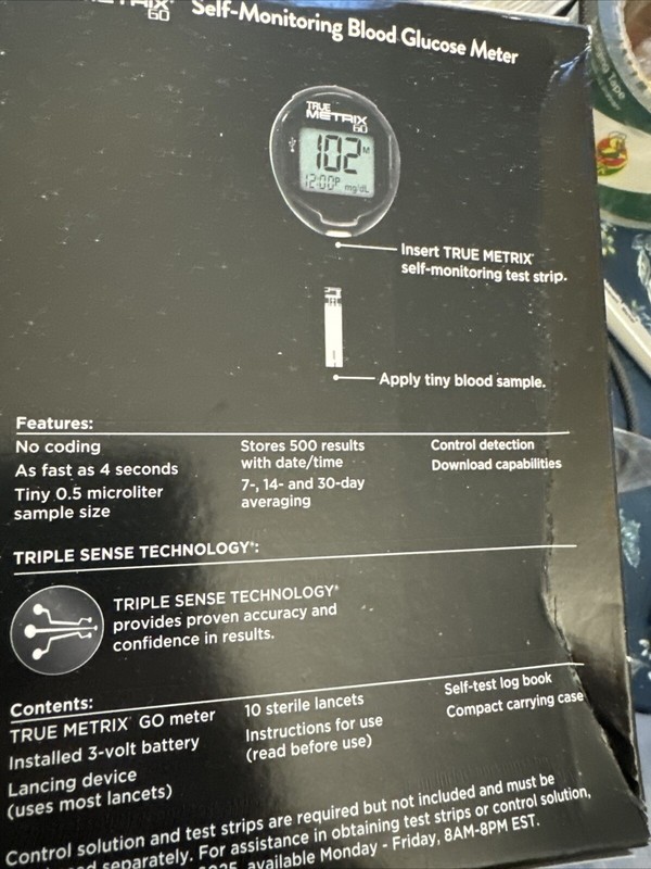 True Metrix Premium Self-Monitoring Blood Glucose Meter Mimi Very Rare gallery