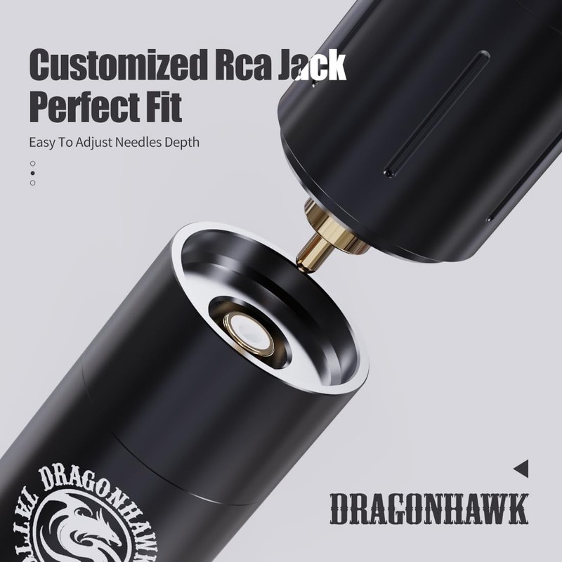 Dragonhawk X3 Pro Wireless Tattoo Gun Kit Cartridge Pen Machine with 2Pcs Rep... gallery