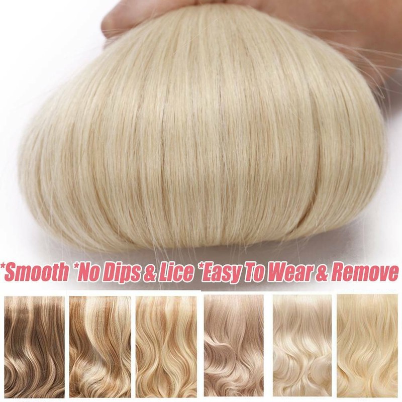 100G Thick Human Hair Extensions Clip In Remy One Piece 3/4 Full Head 16"18"20 gallery