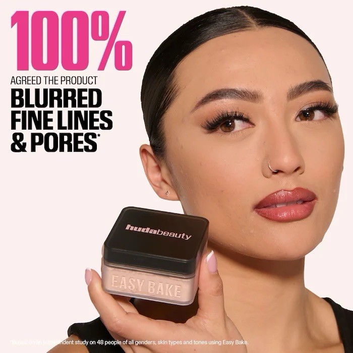 Huda Beauty Easy Bake Loose Baking & Setting Powder – Sugar Cookie 20g Full Size gallery