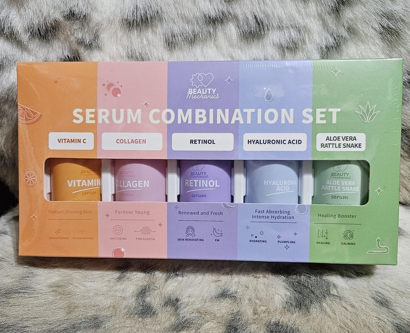 Serum Combination Set of 5 Skin Care Products