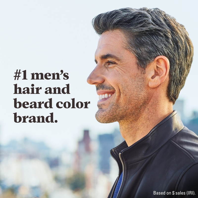 Just For Men Touch of Gray Hair Color with Comb Applicator, T-55 Black, 3 Pack gallery