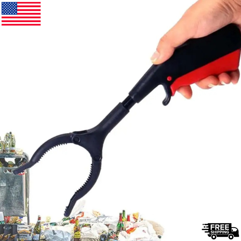 Bending-Free Trash Clip Drying Rack Pickup Sticks Garbage Litter Picker Collecto
