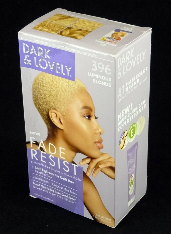 Dark & Lovely 396 Luminous Blonde, Single Application Hair Color, New In Box