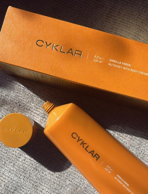 NIB 100% Authentic CYKLAR Vanilla Verve Nutrient-Rich Body Cream, 8 oz / 236 mL