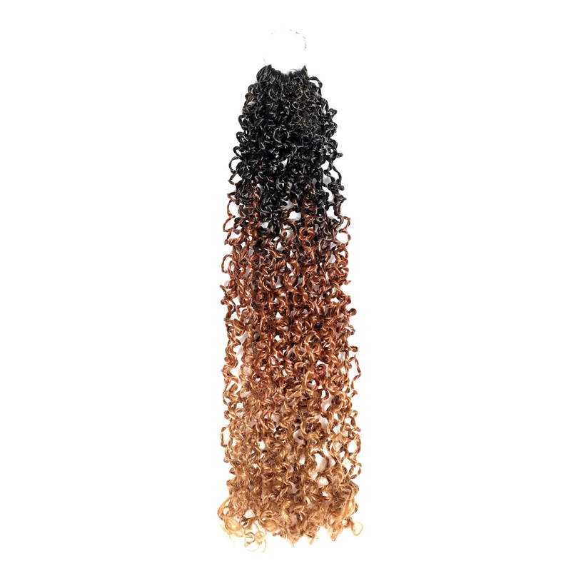 Svolna Yanky Twist Crochet Hair Pre Looped 16 Inch Pre-Twisted Fluffy Curly gallery