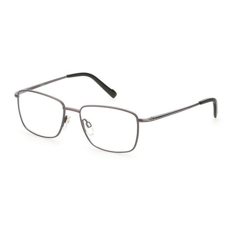 Pierre Cardin Men’s Rectangular 58mm Eyeglasses Frames Matte Dark Ruthenium