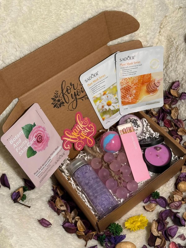 Relaxation Spa Kit, Birthday Gift Box, Bath Set with LED Light Surprise gallery