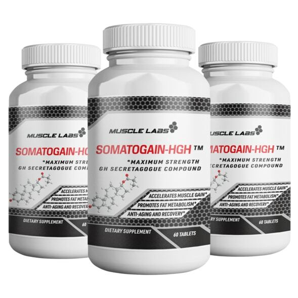 Somatogain-HGH Booster Secretagogue Supplement | 3 Bottles – On Sale !