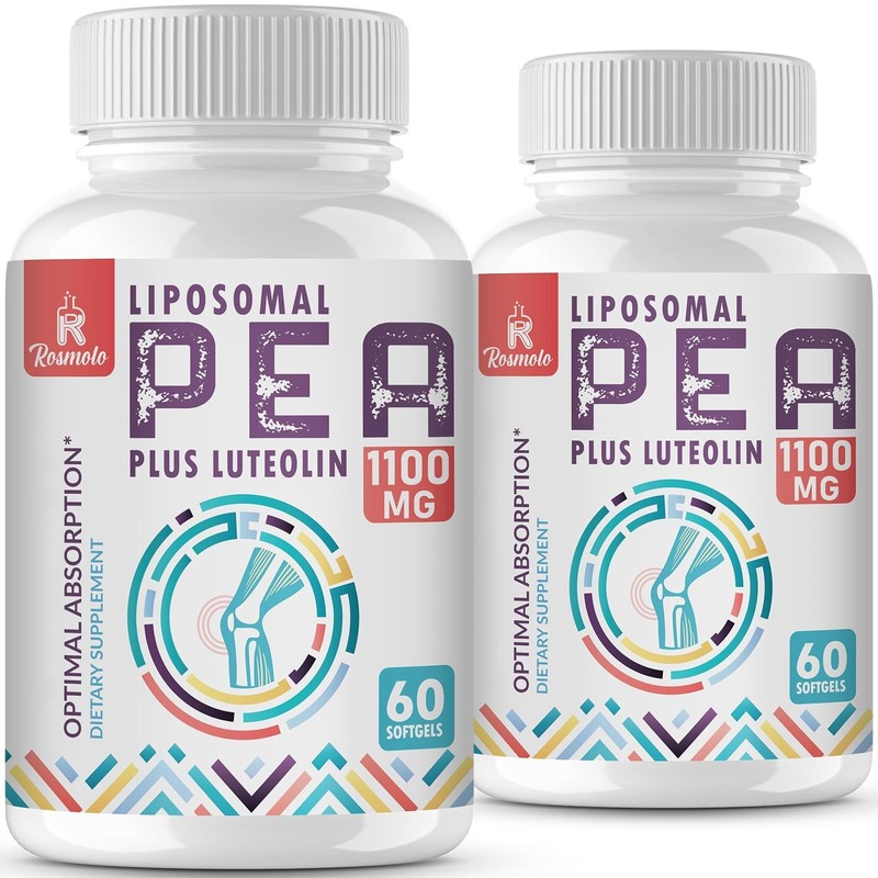 Liposomal Palmitoylethanolamide 1000mg + Luteolin 100mg 120 Softgels
