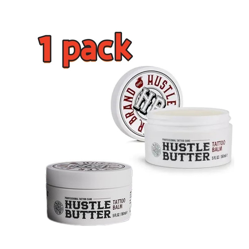 1 Pack Hustle Butter Tattoo Aftercare 5oz Heals & Protects New Tattoos Rugby
