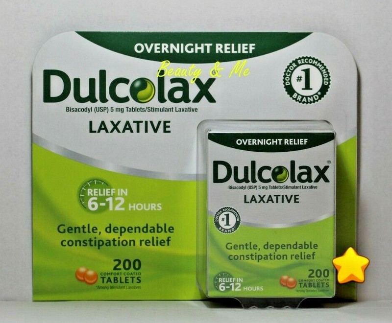 Dulcolax Laxative Tablets (Bisacodyl USP 5mg), 200 Coated Tablets