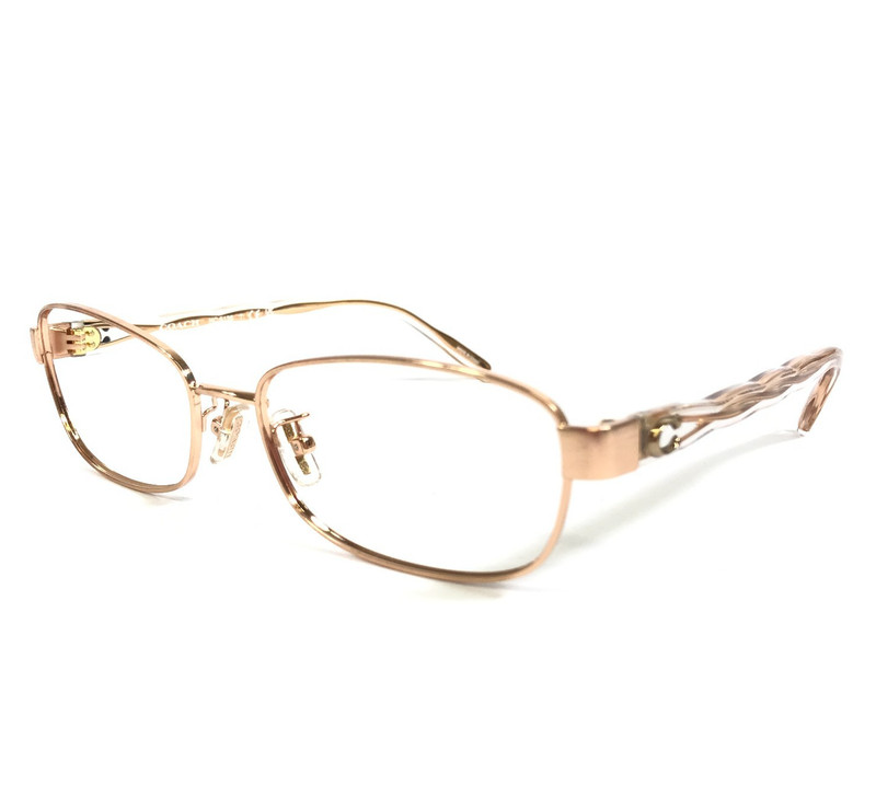 Coach Eyeglasses Frames HC5138 9406 Brushed Rose Gold Rectangle 55-17-140