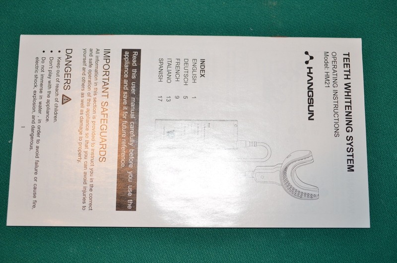 Hangsun Teeth Whitening System HM-21 - Heat Accelerated 20 Minutes A Day gallery