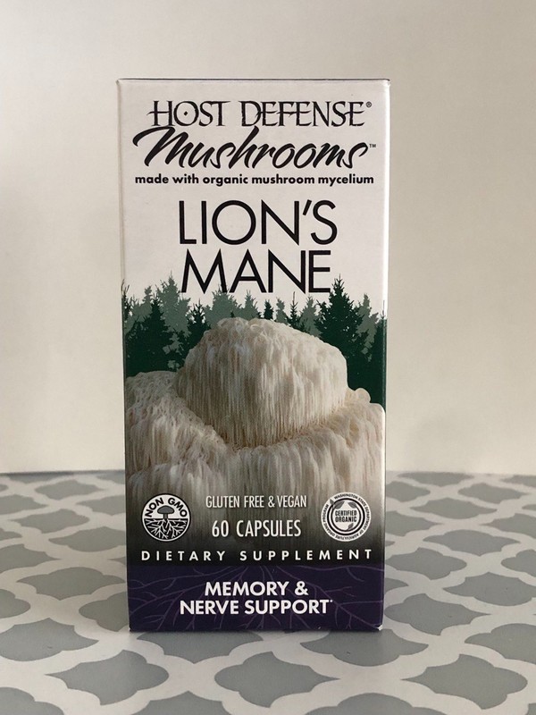 Host Defense Mushrooms Lion’s Mane 60 caps EXP 05/2026+