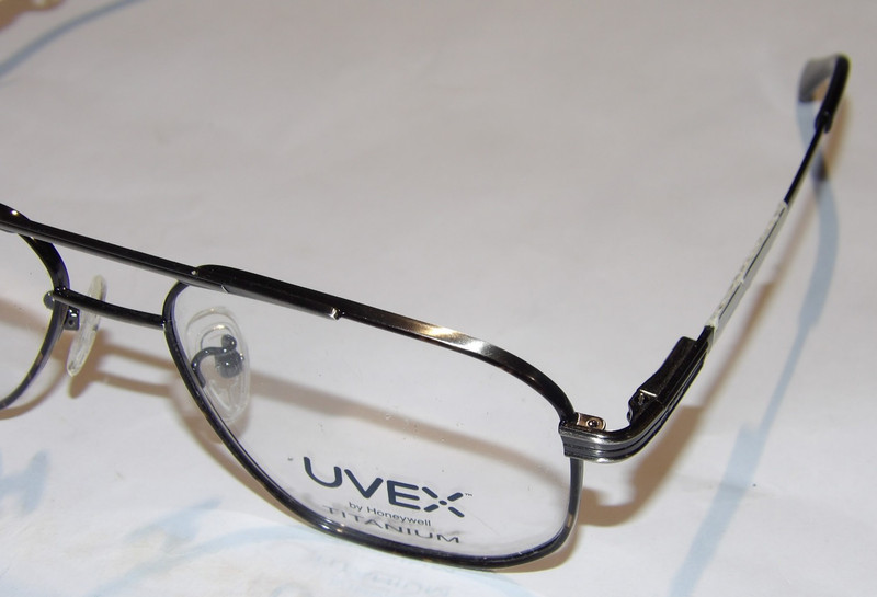 NEW UVEX TITMUS EXT2 Z87.1 TITANIUM SAFETY GLASSES/EYEGLASSES! JAPAN! 56[]16 145 gallery