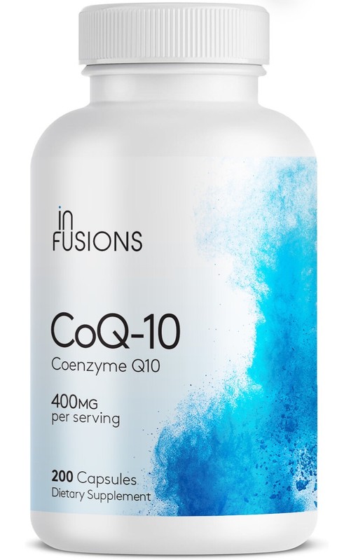 Pure CoQ10 400mg Per Serving 200 Capsules /Free Shipping / Non-GMO