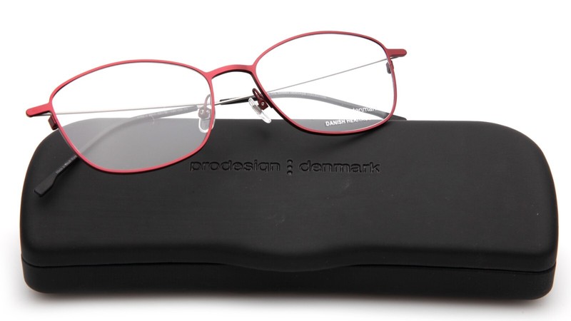 NEW PRODESIGN DENMARK 4162 c.4011 Red EYEGLASSES FRAME 52-16-140 B37mm