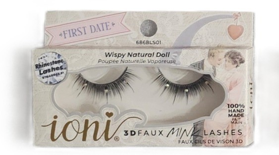 Ioni 3D Mink Lashes, 100% Hand Made, Vegan & Cruelty Free, Buy 1 or All