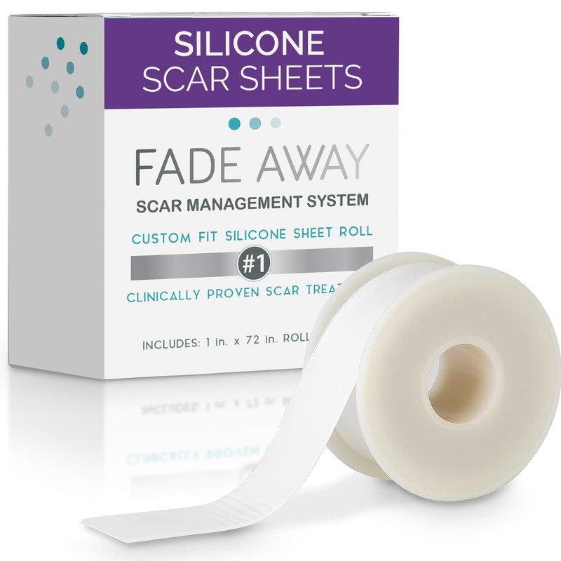 Clinically Proven Silicone Scar Sheets – Medical Grade Tape for Surgery, C-Se...