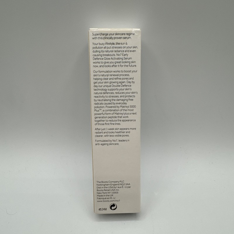 1- No 7 Early Defence Glow Activating Serum 1 oz. NIB gallery